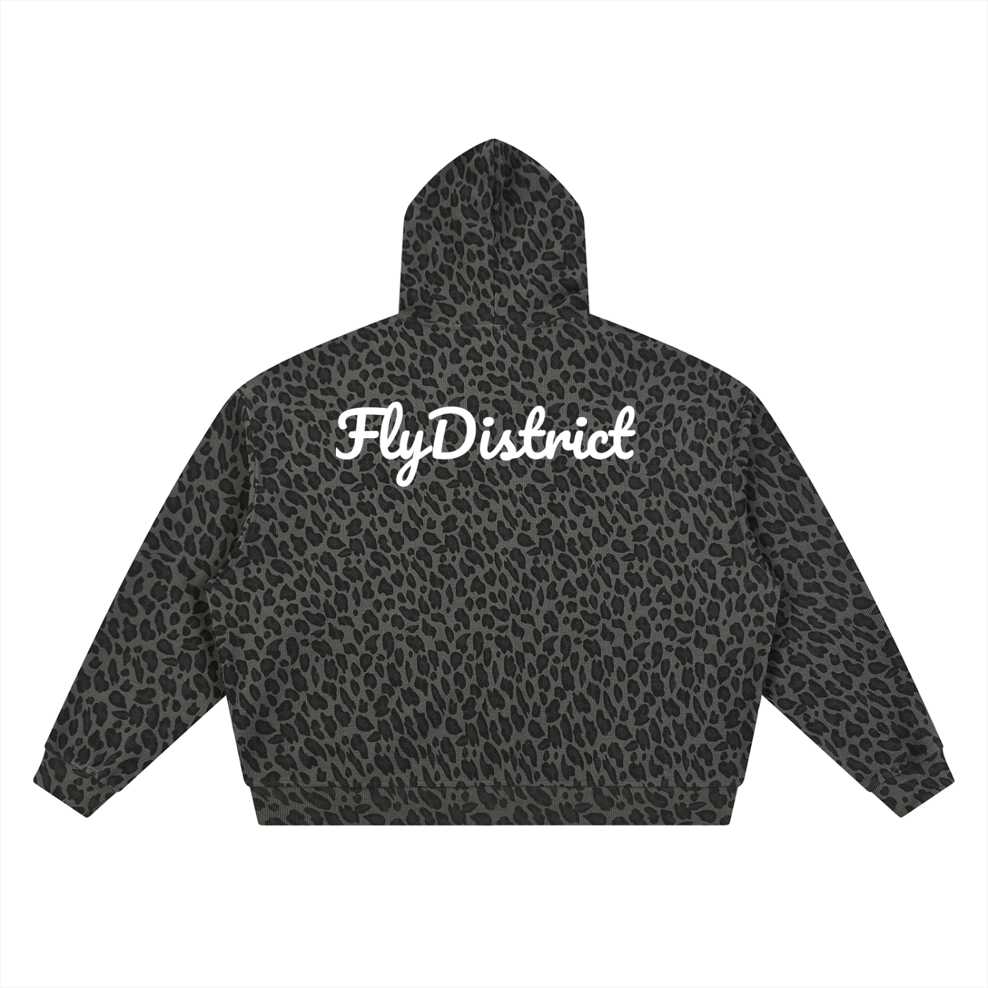 FD Unisex Leopard PRINT Full Zip Hoodie
