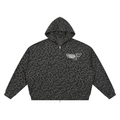 FD Unisex Leopard PRINT Full Zip Hoodie
