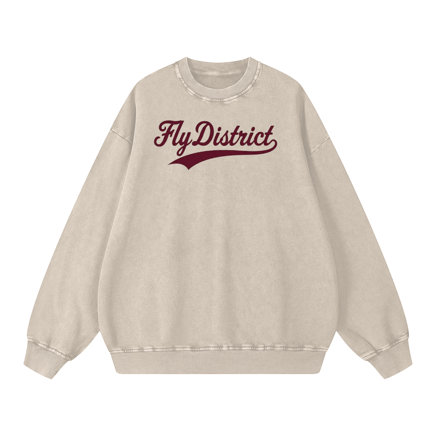FD Snow Washed Oversized Sweatshirt