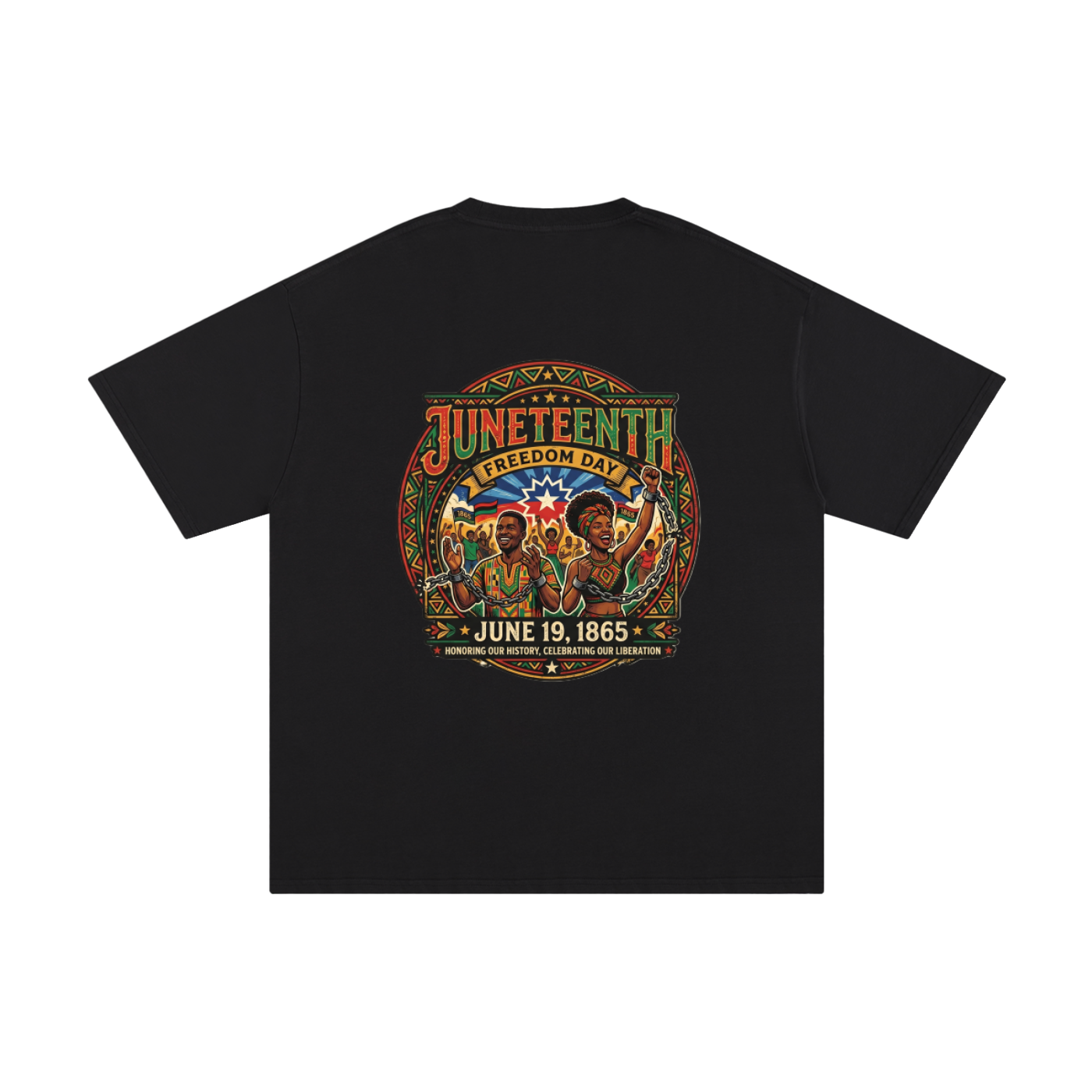 FD Juneteenth Unisex Pure Cotton T-Shirt